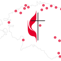 koguduste täpid kaardil